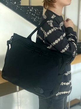 「アイテム（トートバッグ）」を使った、B:MING by BEAMS MENさん（メンズ・176cm）の秋コーディネート