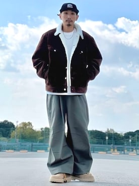 「アイテム（腕時計）」を使った、B:MING by BEAMS MENさん（メンズ・166cm）の秋コーディネート