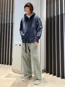 「アイテム（パーカー）」を使った、B:MING by BEAMS MENさん（メンズ・175cm）の夏コーディネート