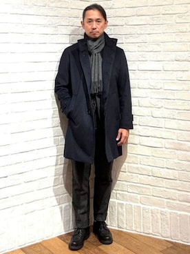 「アイテム（その他アウター）」を使った、B:MING by BEAMS MENさん（メンズ・173cm）の秋コーディネート