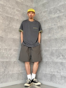 「アイテム（その他パンツ）」を使った、B:MING by BEAMS MENさん（メンズ・166cm）の夏コーディネート