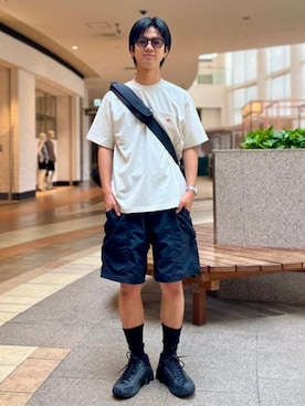 「Gramicci（グラミチ）のアイテム」を使った、B:MING by BEAMS MENさん（メンズ・168cm）の夏コーディネート