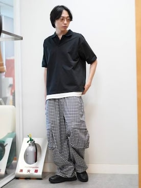 「B:MING by BEAMS（ビーミングバイビームス）のアイテム（ポロシャツ）」を使った、B:MING by BEAMS MENさん（メンズ・175cm）の夏コーディネート