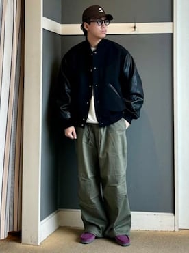 「アイテム（スウェット、シルバー系）」を使った、B:MING by BEAMS MENさん（メンズ・178cm）の秋コーディネート