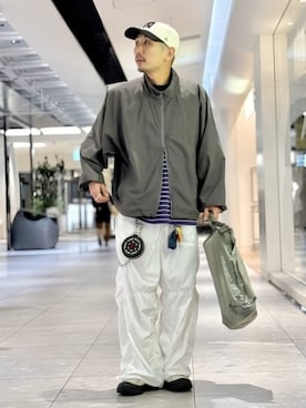 「WILD THINGS（ワイルドシングス）のアイテム（ジャケット/アウター）」を使った、B:MING by BEAMS MENさん（メンズ・166cm）の春コーディネート
