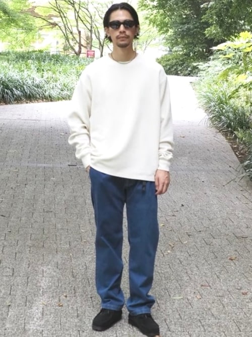 GRAMICCIナノユニバース別注ルーズテーパードデニムパンツ アンクルパンツ GRAMICCIナノユニバース別注ルーズテーパードデニムパンツ