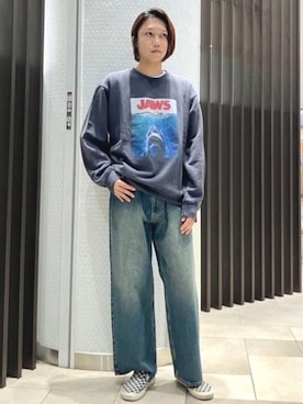 「アイテム（スウェット）」を使った、B:MING by BEAMS MENさん（メンズ・175cm）の秋コーディネート