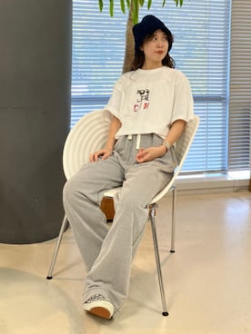 「アイテム（スウェットパンツ）」を使った、B:MING by BEAMS MENさん（メンズ・165cm）の夏コーディネート