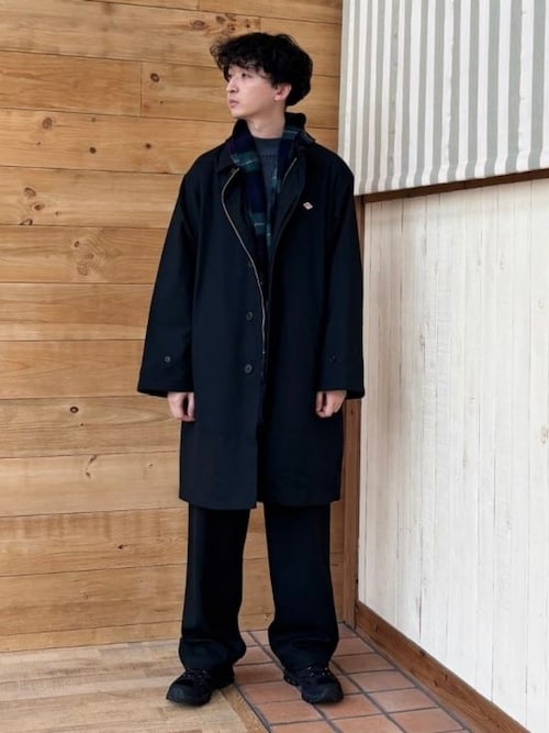 未使用品！！ DANTON ダントン ステンカラーコート 40 グリーンチェック Danton（ダントン） コート 40 グリーン メンズ : ZOZOTOWN Yahoo!店