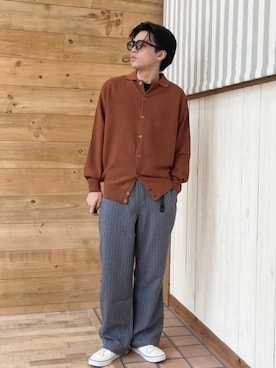 「アイテム（カーディガン/ボレロ）」を使った、B:MING by BEAMS MENさん（メンズ・170cm）の夏コーディネート