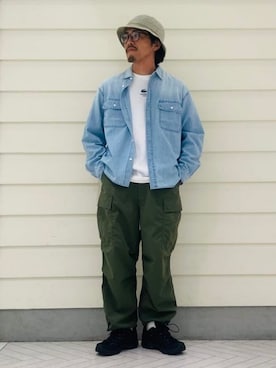 「LACOSTE（ラコステ）のアイテム」を使った、B:MING by BEAMS MENさん（メンズ・170cm）の夏コーディネート