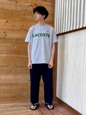 「Lee（リー）のアイテム（その他パンツ）」を使った、B:MING by BEAMS MENさん（メンズ・176cm）の春コーディネート