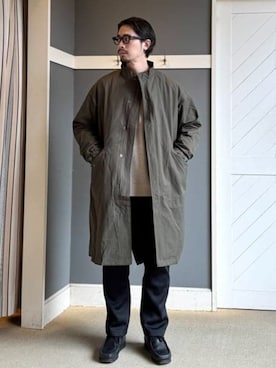 「アイテム（モッズコート）」を使った、B:MING by BEAMS MENさん（メンズ・176cm）の冬コーディネート