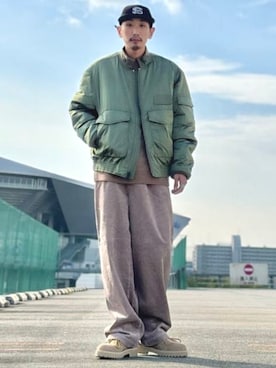 「アイテム（アナログ腕時計）」を使った、B:MING by BEAMS MENさん（メンズ・166cm）の秋コーディネート