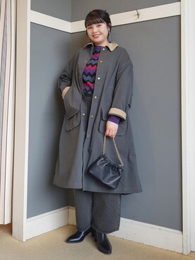 B:MING by BEAMS MENさん（レディース・166cm）の冬コーディネート