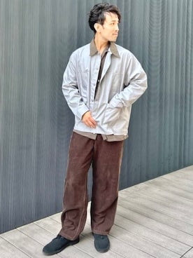 「アイテム（カバーオール）」を使った、B:MING by BEAMS MENさん（メンズ・173cm）の秋コーディネート