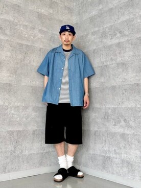 B:MING by BEAMS MENさん（メンズ・166cm）の夏コーディネート
