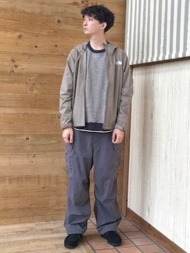 「アイテム（カーゴパンツ）」を使った、B:MING by BEAMS MENさん（メンズ・176cm）の秋コーディネート