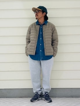「アイテム（スウェットパンツ）」を使った、B:MING by BEAMS MENさん（メンズ・170cm）の秋コーディネート