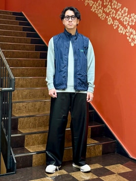 「B:MING by BEAMS（ビーミングバイビームス）のアイテム（スウェット）」を使った、B:MING by BEAMS MENさん（メンズ・178cm）の冬コーディネート