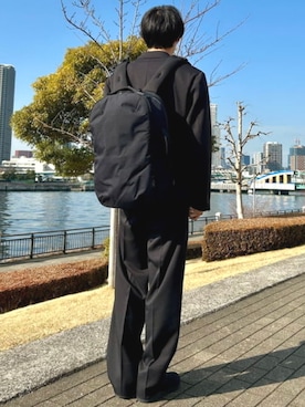 「アイテム（バックパック/リュック）」を使った、B:MING by BEAMS MENさん（メンズ・170cm）の秋コーディネート