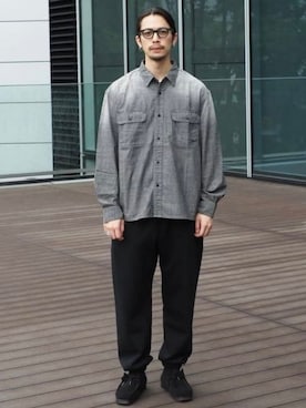 「アイテム（スウェットパンツ）」を使った、B:MING by BEAMS MENさん（メンズ・176cm）の夏コーディネート