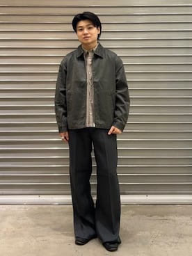 「B:MING by BEAMS（ビーミングバイビームス）のアイテム（ブルゾン）」を使った、B:MING by BEAMS MENさん（メンズ・166cm）の冬コーディネート