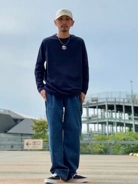 「LACOSTE（ラコステ）のアイテム」を使った、B:MING by BEAMS MENさん（メンズ・166cm）の夏コーディネート