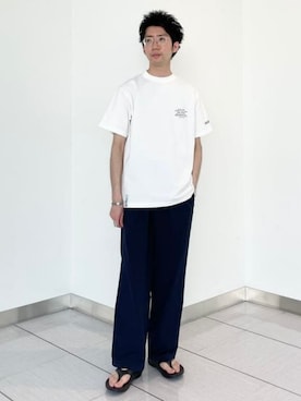 「MALIBU SHIRTS（マリブシャツ）のアイテム」を使った、B:MING by BEAMS MENさん（メンズ・175cm）の夏コーディネート