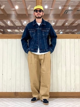 「アイテム（キャップ）」を使った、B:MING by BEAMS MENさん（メンズ・180cm）の夏コーディネート