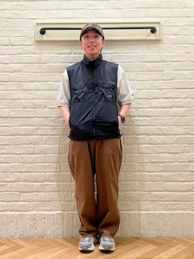 「アイテム（ベスト）」を使った、B:MING by BEAMS MENさん（メンズ・165cm）の春コーディネート