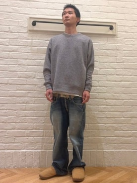 「B:MING by BEAMS（ビーミングバイビームス）のアイテム（スウェット）」を使った、B:MING by BEAMS MENさん（メンズ・174cm）の秋コーディネート