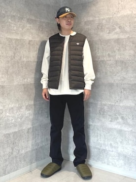 「アイテム（帽子）」を使った、B:MING by BEAMS MENさん（メンズ・172cm）の秋コーディネート