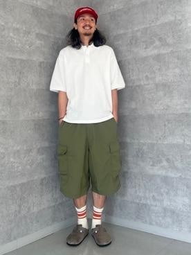 「B:MING by BEAMS（ビーミングバイビームス）のアイテム（ポロシャツ）」を使った、B:MING by BEAMS MENさん（メンズ・179cm）の夏コーディネート