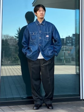 「BIG MAC（ビッグマック）のアイテム（ジャケット/アウター）」を使った、B:MING by BEAMS MENさん（メンズ・172cm）の春コーディネート