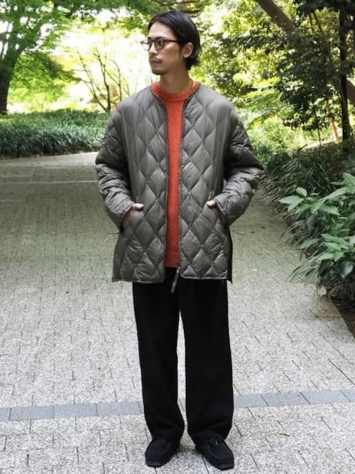 セール】【別注】TAION / ライナー ダウン ブルゾン ロング（ダウン