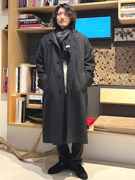 「アイテム（その他アウター）」を使った、B:MING by BEAMS MENさん（メンズ・168cm）の秋コーディネート