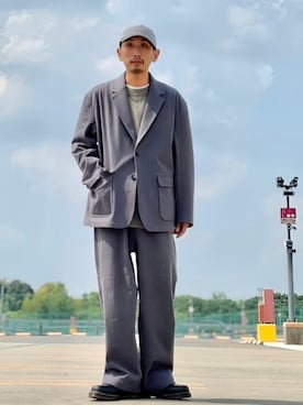 「B:MING by BEAMS（ビーミングバイビームス）のアイテム（テーラードジャケット）」を使った、B:MING by BEAMS MENさん（メンズ・166cm）の夏コーディネート