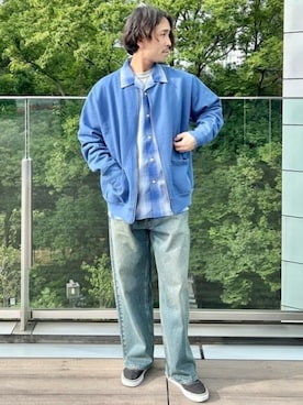 「B:MING by BEAMS（ビーミングバイビームス）のアイテム（スウェット）」を使った、B:MING by BEAMS MENさん（メンズ・173cm）の秋コーディネート