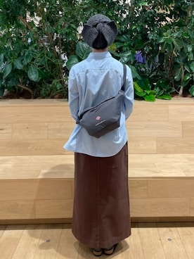 「DANTON（ダントン）のDANTON / POLYESTER TAFFETA SLING BAG（ボディバッグ/ウエストポーチ）」を使った、B:MING by BEAMS MENさん（メンズ・161cm）の秋コーディネート