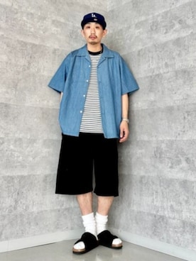 B:MING by BEAMS MENさん（メンズ・166cm）の夏コーディネート