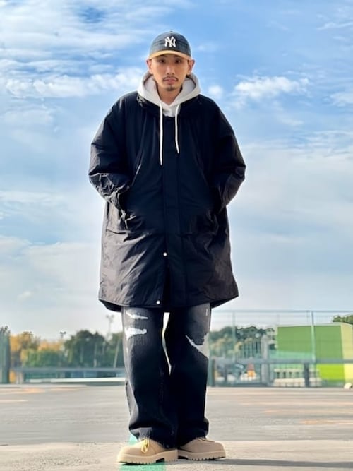 GAKKIN × BUDSPOOL 松煙墨 ベロア ロングT スウェット 即完売 U.S. POLO ASSN. ユーエスポロアッスン 別注コラボ オーバーサイズワン