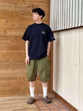 「MALIBU SHIRTS（マリブシャツ）のアイテム」を使った、B:MING by BEAMS MENさん（メンズ・176cm）の夏コーディネート