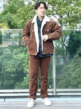 「アイテム（ブーツ）」を使った、B:MING by BEAMS MENさん（メンズ・173cm）の秋コーディネート