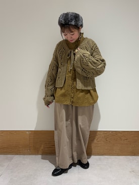 ちば𓍯さん（レディース・151cm）の冬コーディネート