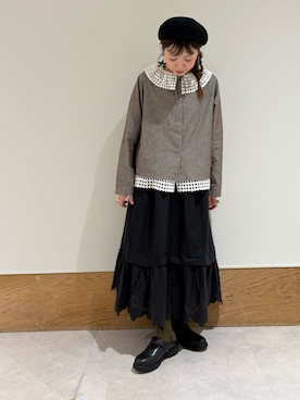 「Samansa Mos2（サマンサ モスモス）のアイテム」を使った、ちば𓍯さん（骨格ウェーブ・レディース・151cm）の春コーディネート