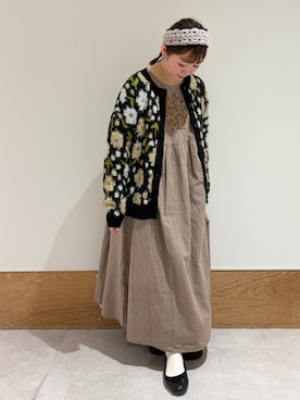 ちば𓍯さん（レディース・151cm）の冬コーディネート