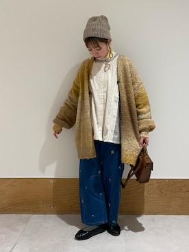 ちば𓍯さん（レディース・151cm）の冬コーディネート