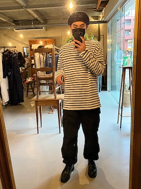 「417 EDIFICE（フォーワンセブンエディフィス）のアイテム（パンツ）」を使った、rinyaさん（メンズ・178cm）の夏コーディネート