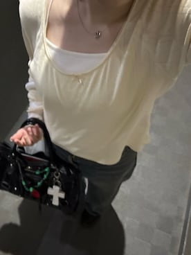 「アイテム（カードケース）」を使った、づーちゃんさん（レディース・155cm）の夏コーディネート